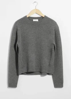 Best Sale & Other Stories Padded-Shoulder Merino Jumper