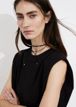 New & Other Stories Padded-Shoulder Tank Top