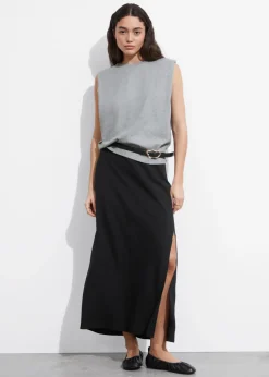 New & Other Stories Padded-Shoulder Tank Top