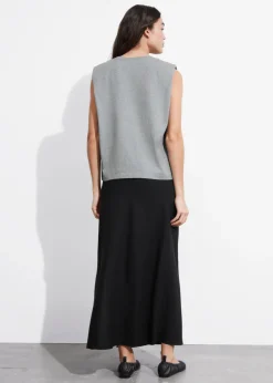 New & Other Stories Padded-Shoulder Tank Top