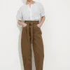New & Other Stories Paperbag Waist Trousers Beige