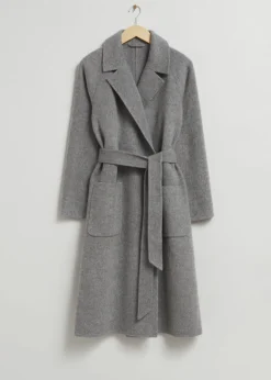 Store & Other Stories Patch Pocket Belted Coat