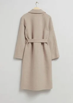 Store & Other Stories Patch Pocket Belted Coat