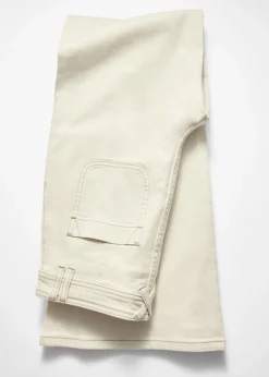 Clearance & Other Stories Patch-Pocket Bootcut Jeans Cream