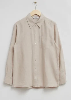 Cheap & Other Stories Patch-Pocket Linen Shirt