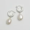 Flash Sale & Other Stories Pearl Charm Sterling Earrings Silver