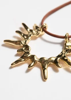 Best & Other Stories Pendant Cord Necklace Gold