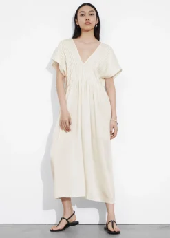 Fashion & Other Stories Pleated Midi Dress