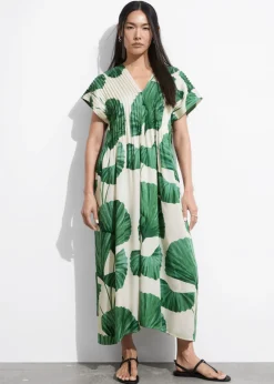 Fashion & Other Stories Pleated Midi Dress