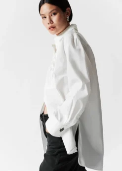 Flash Sale & Other Stories Pleated Shirt White