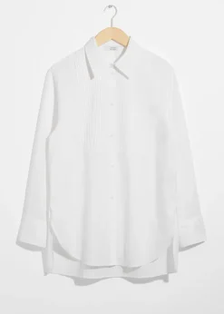 Flash Sale & Other Stories Pleated Shirt White
