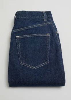 Flash Sale & Other Stories 5-Pocket Denim Midi Skirt Dark Blue