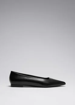 Discount & Other Stories Point-Toe Ballet Flats
