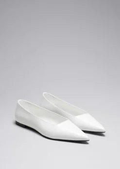 Discount & Other Stories Point-Toe Ballet Flats