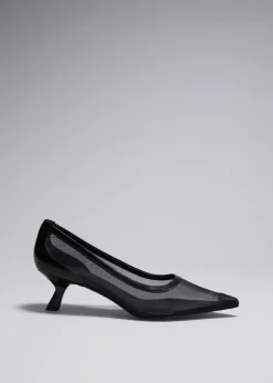 Cheap & Other Stories Point-Toe Pumps Black