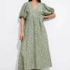 Cheap & Other Stories Puff-Sleeve Maxi Dress