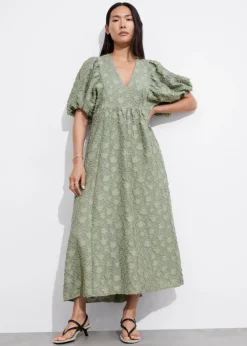 Cheap & Other Stories Puff-Sleeve Maxi Dress