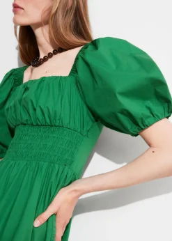 Online & Other Stories Puff-Sleeve Midi Dress