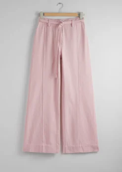 New & Other Stories Relaxed Belted Trousers
