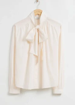 Shop & Other Stories Relaxed Lavallière-Neck Blouse