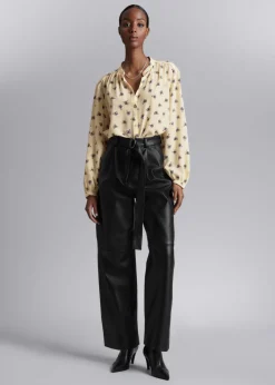 Clearance & Other Stories Relaxed Silk Blouse