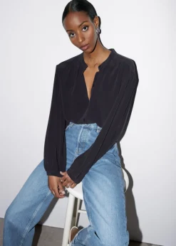 Clearance & Other Stories Relaxed Silk Blouse