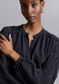 Clearance & Other Stories Relaxed Silk Blouse