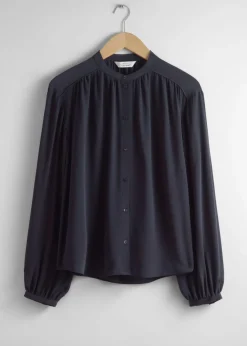 Clearance & Other Stories Relaxed Silk Blouse