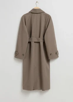 Cheap & Other Stories Relaxed Trench Coat Mole
