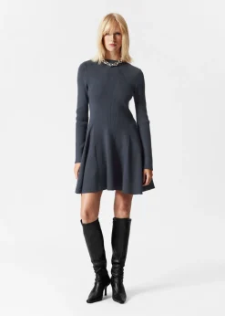 Hot & Other Stories Rib Knit Mini Dress