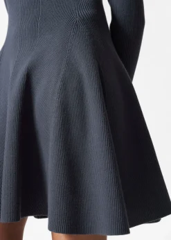 Hot & Other Stories Rib Knit Mini Dress