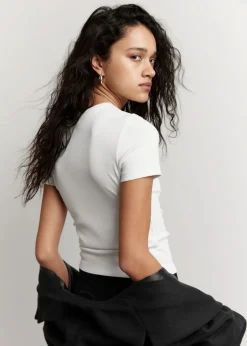 Best Sale & Other Stories Ribbed Cropped T-Shirt