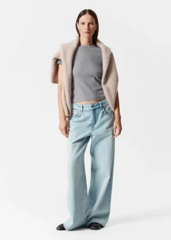 Best Sale & Other Stories Ribbed Cropped T-Shirt