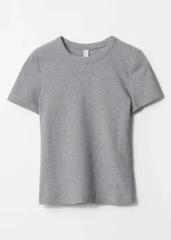 Best Sale & Other Stories Ribbed Cropped T-Shirt