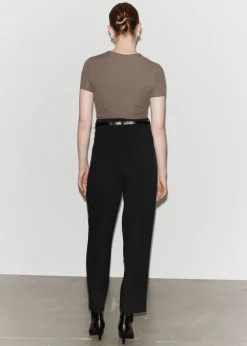 Best Sale & Other Stories Ribbed Cropped T-Shirt