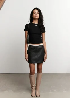 Best Sale & Other Stories Ribbed Cropped T-Shirt