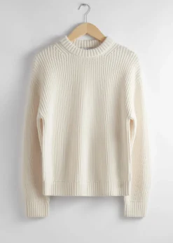 Cheap & Other Stories Ribbed Knit Sweater