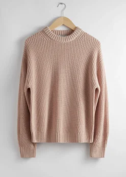 Cheap & Other Stories Ribbed Knit Sweater