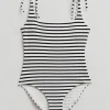 Sale & Other Stories Ribbed Swimsuit
