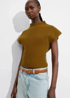 Best Sale & Other Stories Rib-Knit Mock-Neck Vest