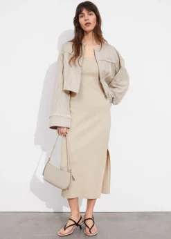 Fashion & Other Stories Rib-Knit Tank Midi Dress
