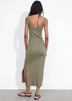 Fashion & Other Stories Rib-Knit Tank Midi Dress