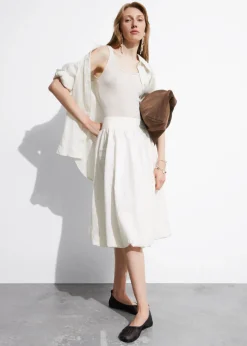 Best & Other Stories Rib-Knit Tank Top White