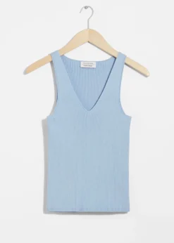 Store & Other Stories Rib-Knit Top