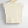 Sale & Other Stories Rib-Knit Wool Bib Light Beige