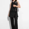 New & Other Stories Ring-Detailed Vest Black