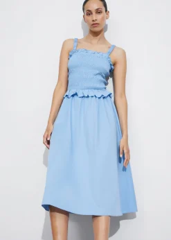 Hot & Other Stories Ruched Midi Dress