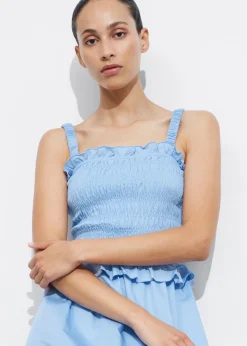 Hot & Other Stories Ruched Midi Dress