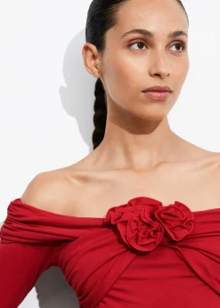 New & Other Stories Ruched Off-Shoulder Top