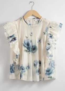 New & Other Stories Ruffled Top